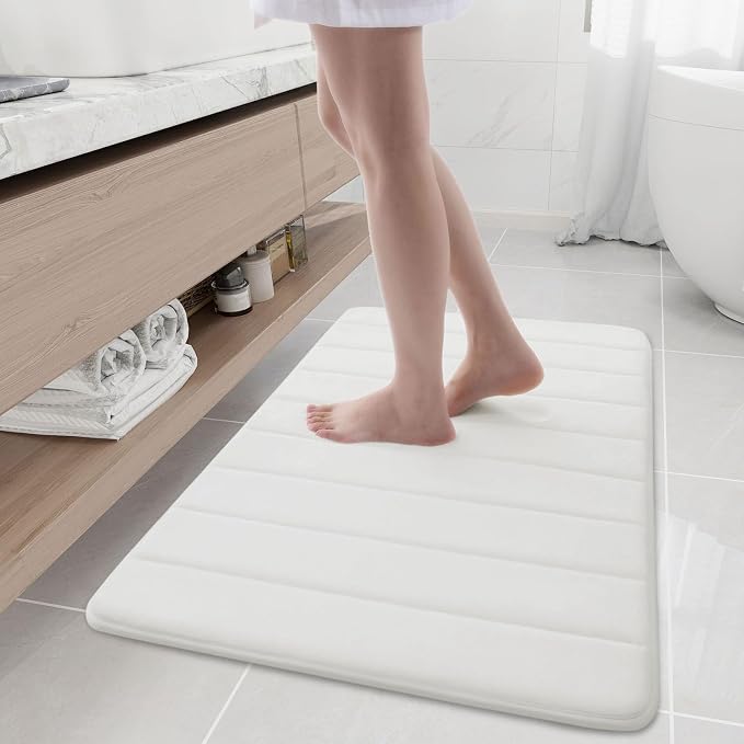 Buganda Memory Foam Bath Mat, 35.4" x 24", Ultra Soft and Non-Slip Bathroom Rugs by Buganda