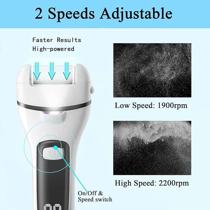 Callus Remover for Feet Electric Foot File, 13-in-1 Professional Pedicure Tools - Image 5
