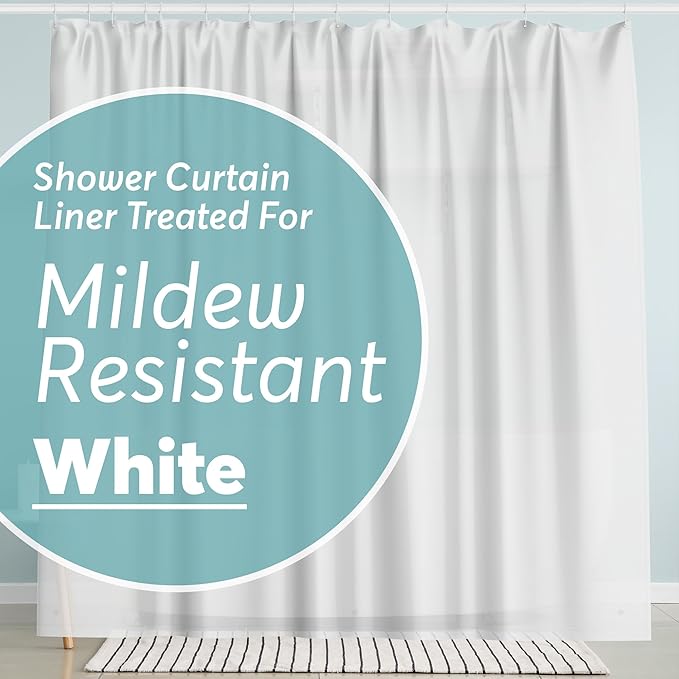 BigFoot Shower Curtain Liner – 72 x 72 PEVA Premium Shower Curtain by BigFoot