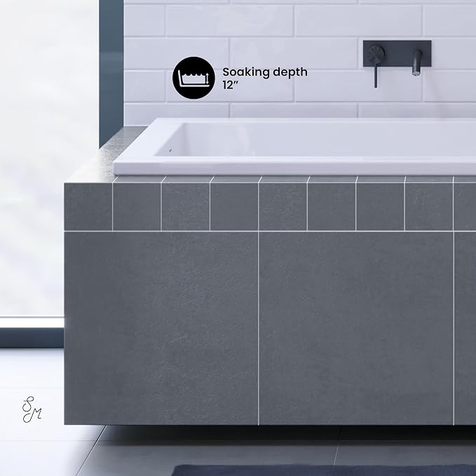 Swiss Madison Voltaire 54" x 30" Reversible Drain Drop-In Bathtub - Image 7