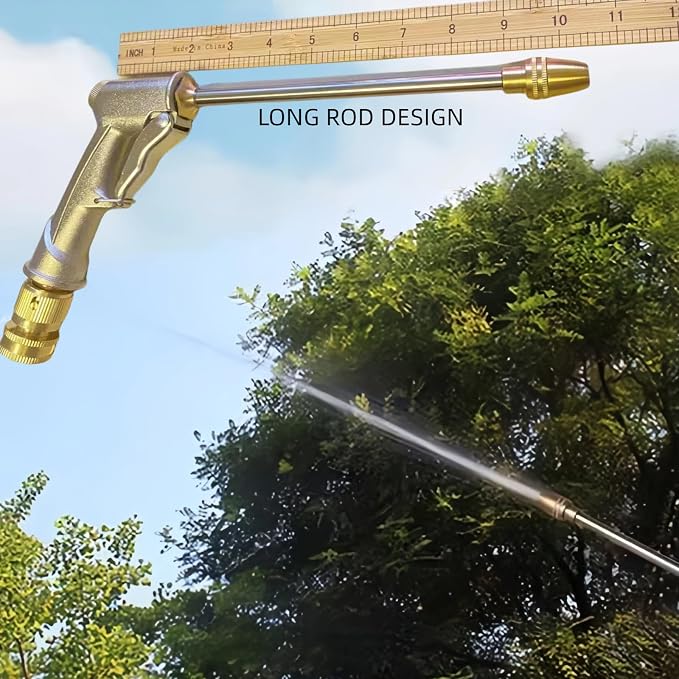 Hose Sprayer Nozzle Heavy Duty, High Pressure Hose Nozzle Water Adjustable - Image 4