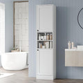67" Tall Bathroom Cabinet with 2 Doors, Narrow Freestanding Floor Cabinet by Furnify