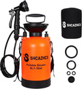 1.3 Gallon/5L Portable Outdoor Shower, 10 Spray Modes, No Power Needed by Unknown