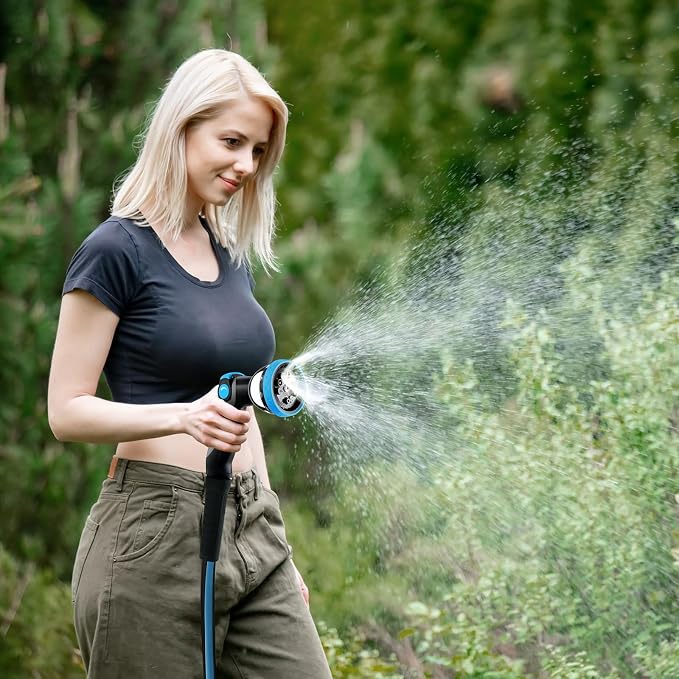 Garden Hose Nozzle, Heavy-Duty Water Hose Sprayer Nozzle - Image 5