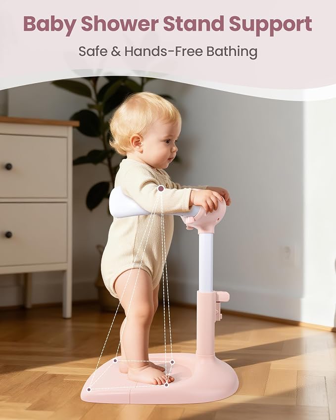 Baby Shower Stand for Infant to Toddler 6–36 Months, Baby Bath Stand Support - Image 4