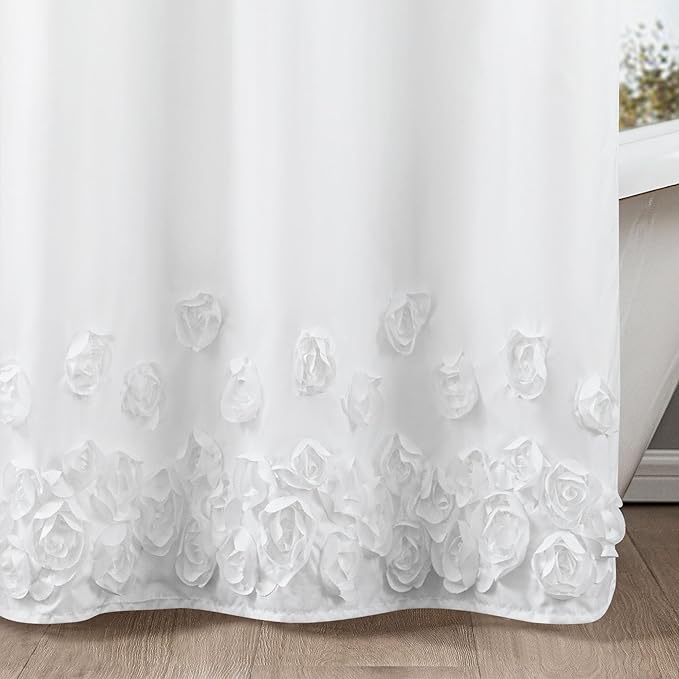 ROSERY No Hook Shower Curtain - Image 2