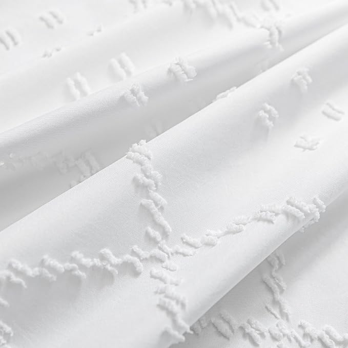 ROSERY No Hook Shower Curtain - Image 3