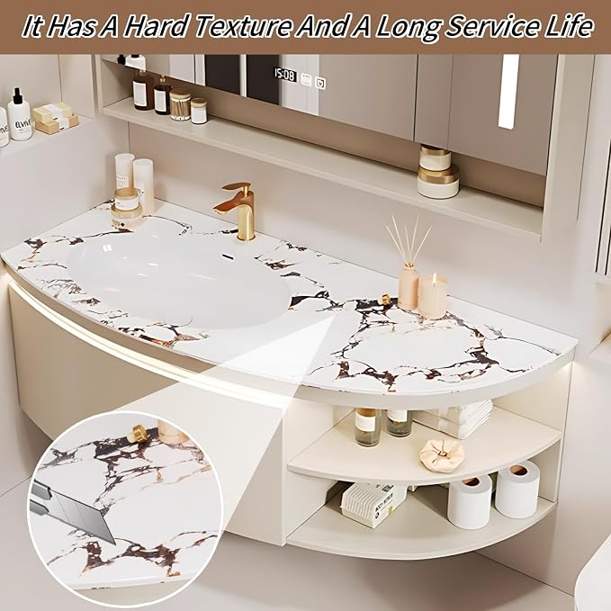 40IN Floating Bathroom Vanity, Wall Mounted Wood Sink Cabinet - Image 6