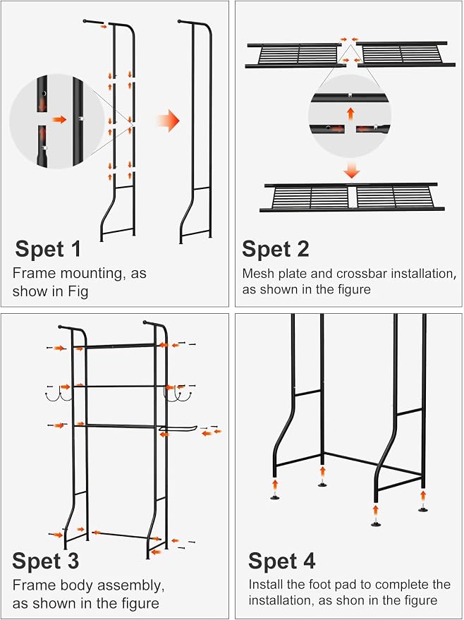 3-Tier Over The Toilet Storage Shelf，Bathroom Organizers and Storage Over - Image 8
