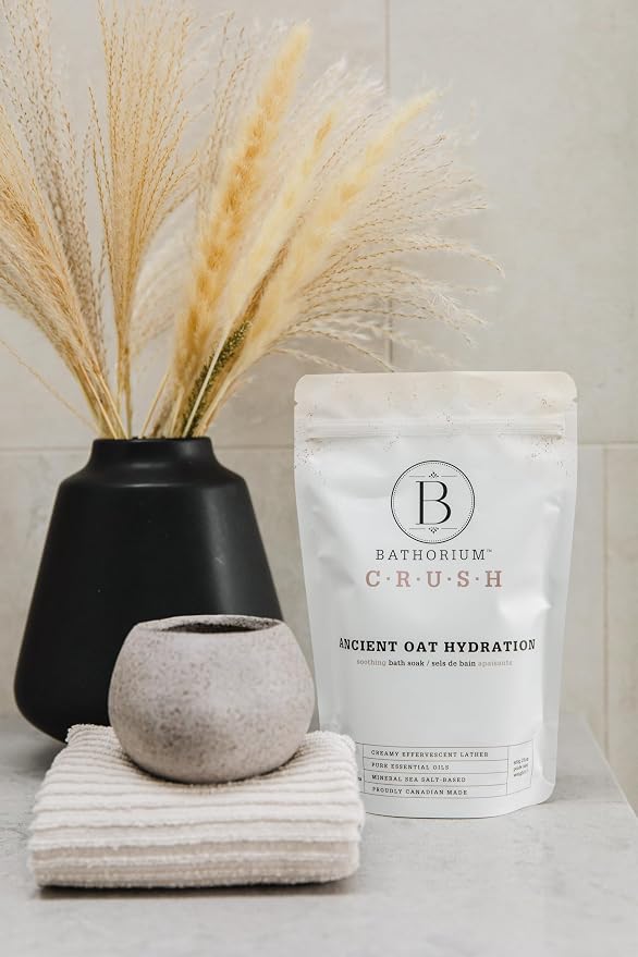 Bathorium Ancient Oat Hydration Crush, Mineral Sea Salt Bath Soak, - Image 5