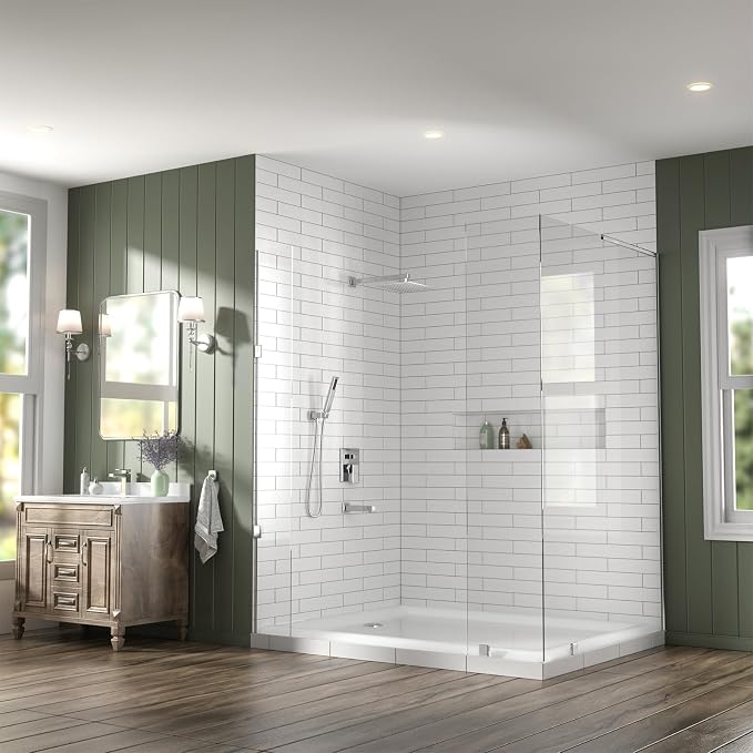 Lava Odoro Modern 3-Setting Square Shower and Tub Faucet Set - Image 8