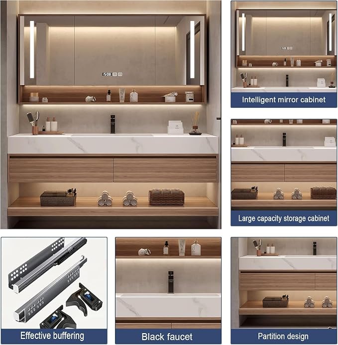 48'' Wood Bathroom Vanity Set - Image 5