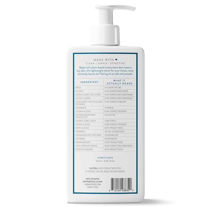 Native Body Lotion Contains Naturally Derived Plant-Based Moisturizers - Image 11