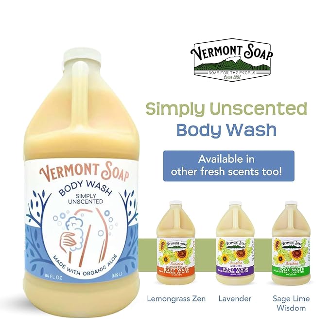 VERMONT SOAP Body Wash, Natural Body Wash - Image 6