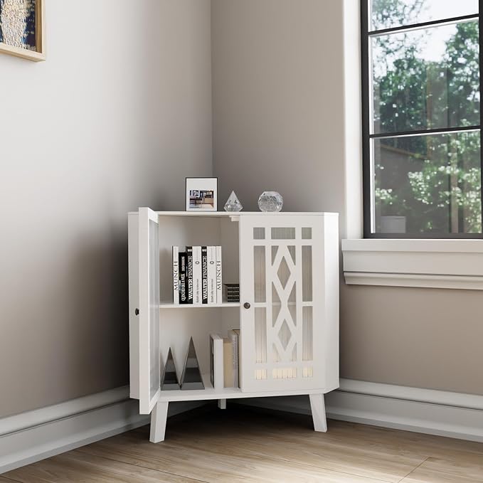 Small Bathroom with Doors, Towel Cabinet - Image 2