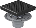 Neodrain 6 Inch Square Shower Drain, 304 Stainless Steel Bathroom Drainage by Neodrain
