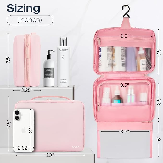 KAZAY Hanging Toiletry Bag - Image 2