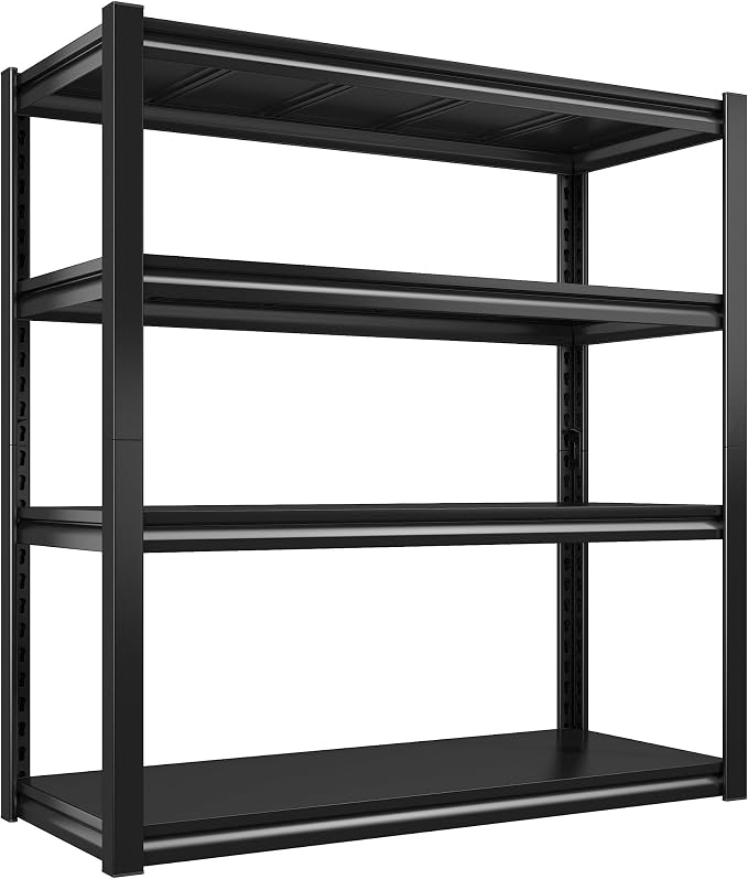 Raybee 40" W Garage Shelving, Storage Shelves 56.9" H, Metal Shelving Heavy - Image 9