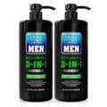 Dead Sea Collection Mens Body Wash 3 in 1 – Peppermint Body Wash by DeadSeaCollection