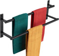 KOKOSIRI 24 Inch Double Towel Bar Bath Towel Racks Bathroom Towel Holder Towel by KOKOSIRI
