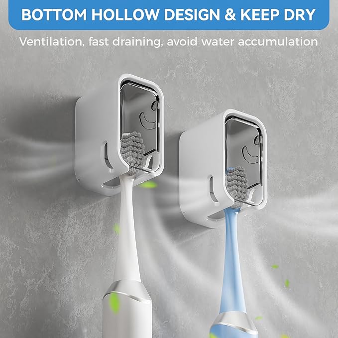 Toothbrush Holders for Bathrooms, Single Toothbrush Dispenser Storage Organizer - Image 3