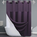 Purple Long Hotel Style Shower Curtain by EUTXL