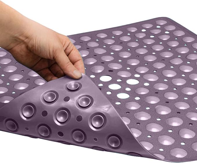 ENKOSI Square Non-Slip Shower Mat – 21" x 21" Anti-Slip Shower Stall Mat - Image 2