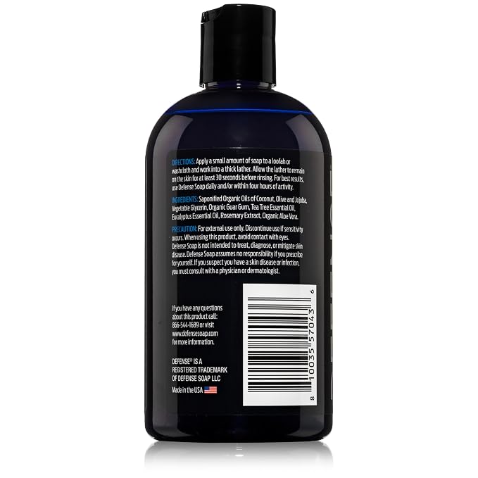 Defense Soap Tea Tree Body Wash | All Natural Organic Shower Soap - Image 7
