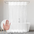 PEVA Shower Curtain, 72 x 72 Water Repellent Premium Bathroom Shower Curtain by DecorateYourLife