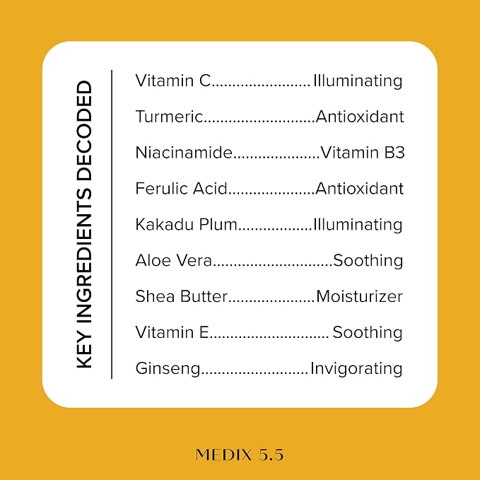 Medix 5.5 Vitamin C Cream Face Lotion & Body Lotion Moisturizer | Anti Aging - Image 4