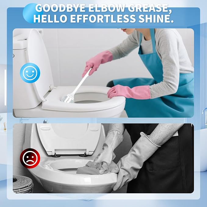 Electric Toilet Brush, Ultra Quiet & Powerful Scrubbing, IPX7 Waterproof - Image 5