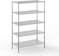 24" Deep x 48" Wide x 74" Height Wire Shelving Kit | 5-Tier | NSF Commercial by Regal+Altair