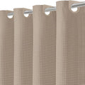 Inhousolu No Hook Waffle Weave Shower Curtain by INHOUSOLUHOMEDECOR