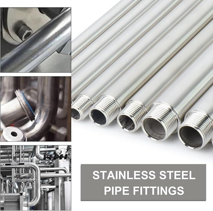 TAISHER 4PCS Stainless Steel Pipe Fittings - Image 5