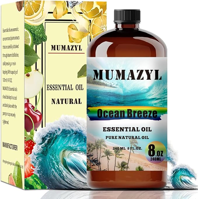 Ocean Breeze Essential Oil, Ocean Breeze Oil 8 Fl Oz 240ML by MUMAZYLESSENTIALOIL