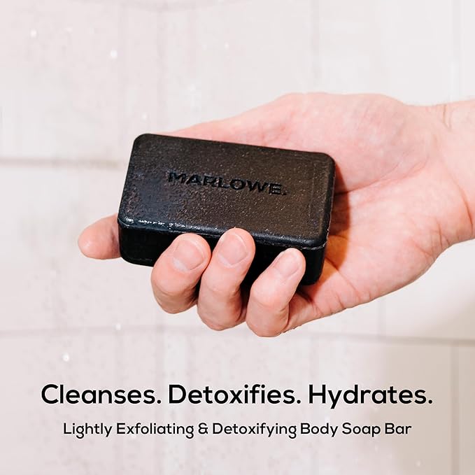MARLOWE. No. 106 Charcoal Soap 7 oz Body Bar Soap - Image 2