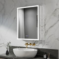 LED Medicine Cabinet Mirror for Bathroom, 24x30 Medicine Cabinet by YUGAHompack
