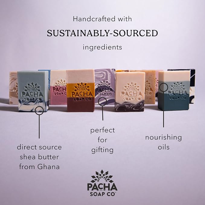 Pacha Soap Co. Bar Soap, Pacha Peaces Calm Bundle - Image 5