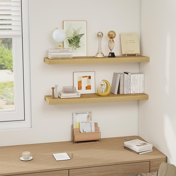 Fun Memories 36 x 8 Inch Floating Shelves - Image 2
