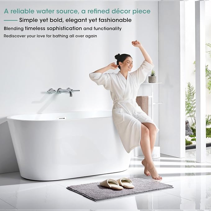 Wall Mount Tub Filler, 10.33" Extra Long Tub Spout - Image 7