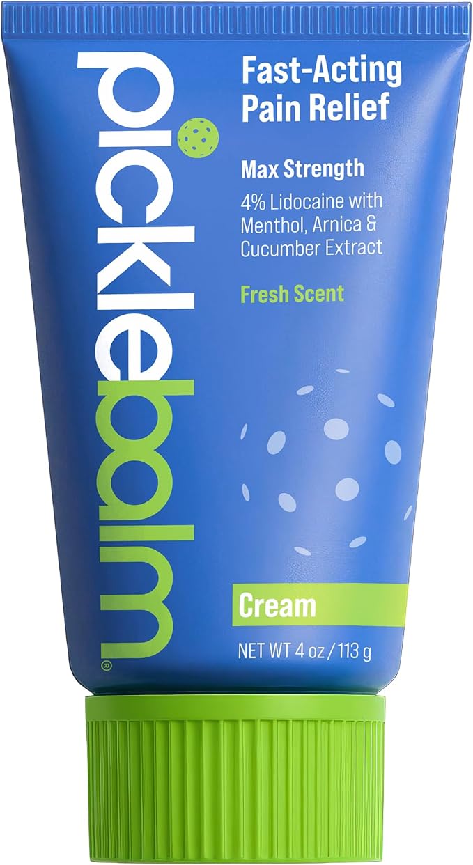 PickleBalm Pickleball Post-Game Muscle Pain Relief Cream by Picklebalm