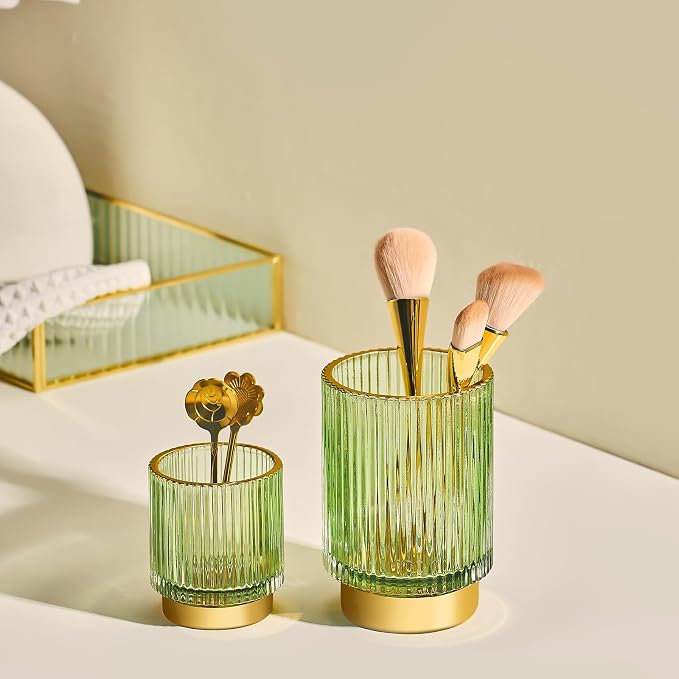 Makeup Brush Holder Organizer, Toothbrush Holders, Desk Pen Pencil Holder - Image 8