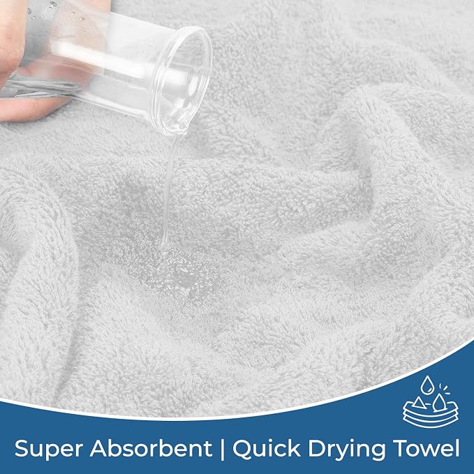 DAN RIVER 100% Ring Spun Cotton 3-Piece Towel Set, Bath Towel, Hand Towel and - Image 6
