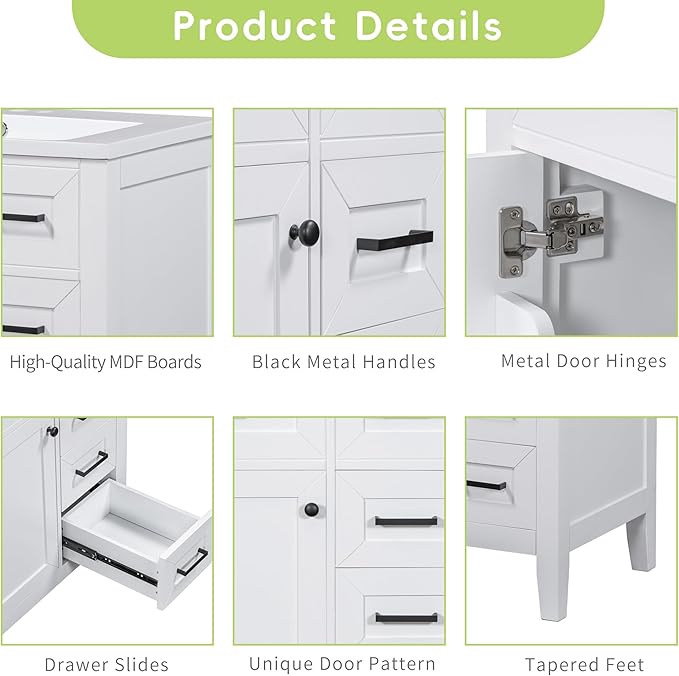 Favfurish 30" Bathroom Vanity - Image 11