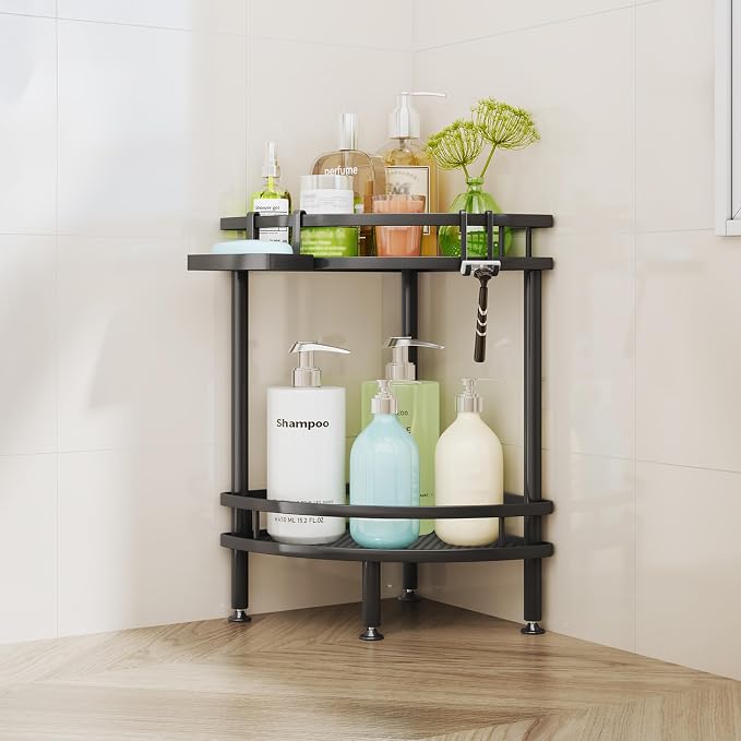 HapiRm Standing Corner Shower Caddy by HapiRm
