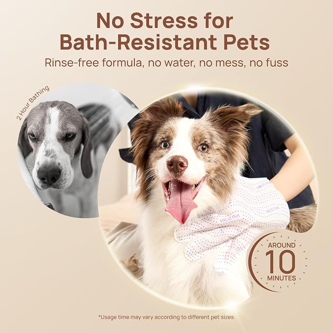 HICC PET Glove Wipes Pro – Pet Cleaning Gloves - Image 5