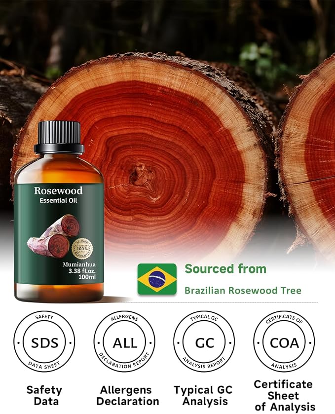 Rosewood Essential Oil for Outdoor Shield, Natural Protective Barrier, Sweet - Image 6
