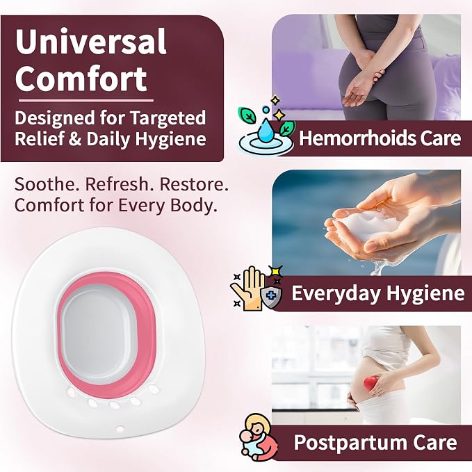 Electric Sitz Bath for Toilet Seat, for Hemorrhoids and Postpartum Care - Image 7