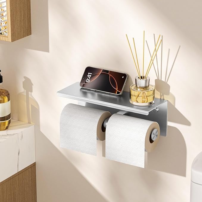 FORIOUS Double Toilet Paper Holder - Image 7
