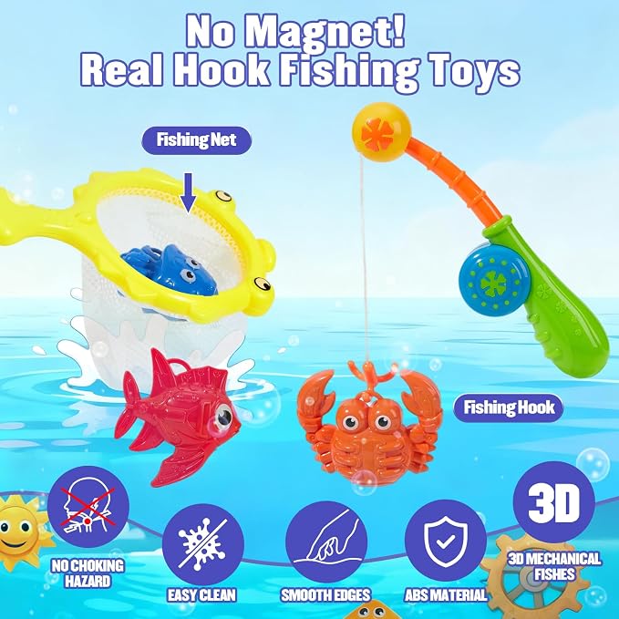 Bath Toys for Kids Ages 1-3, Water Pool Toys for Kids Ages 1 2 3 4 5 6 Years Old - Image 3